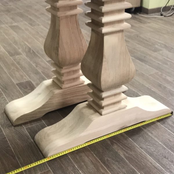 Ordene las patas para mesas de roble macizo