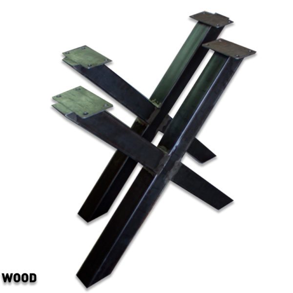 patas de mesa de hierro negro